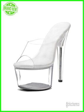 7in Platform Heels Stiletto Pole Dance Shoes 17cm Heel